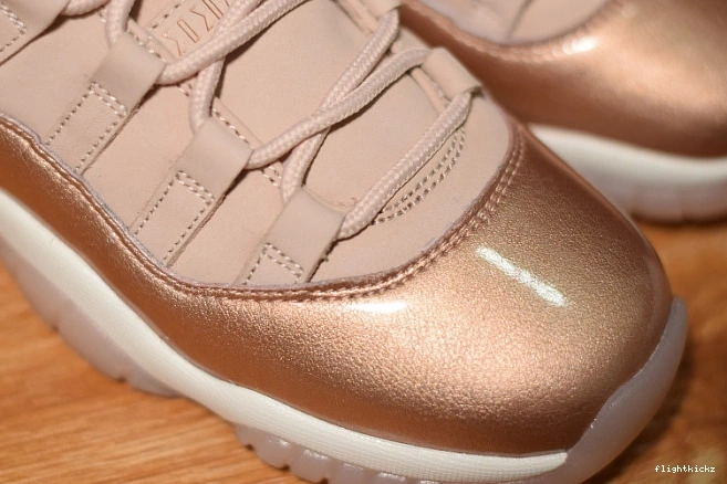 Air Low AH7860-105 11 Jordan Gold Rose GS 0306